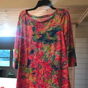 Lilly Pulitzer Dress with 3/4 length sleeves